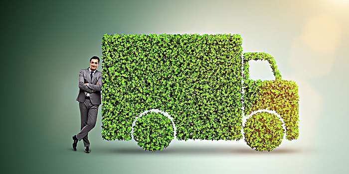 电动汽车,概念,绿色,环境