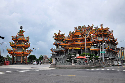 台湾高雄红毛港飞凤寺