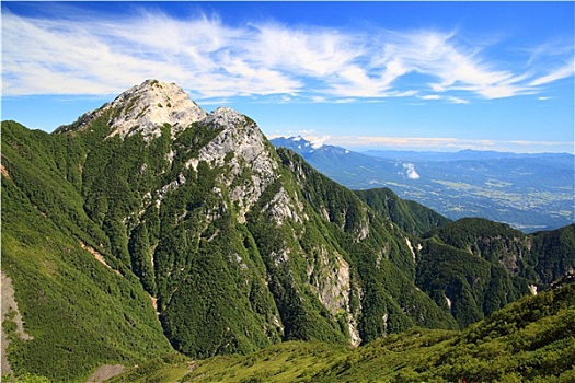 日本,阿尔卑斯山,山