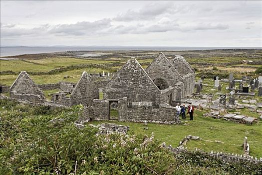 历史遗迹,教堂,阿伦群岛,爱尔兰