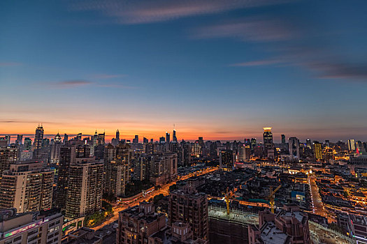 上海城市全景