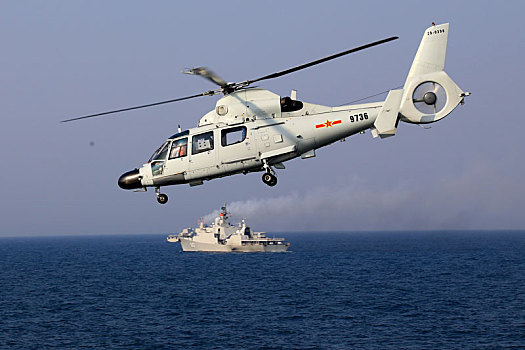 中国-东南亚国家,海上联演-2019,之直升机出击