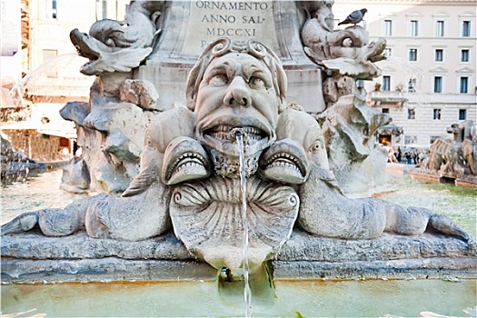 喷泉,埃及人,方尖塔,广场,罗马