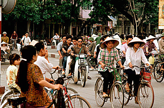 越南,河内,交通,街道