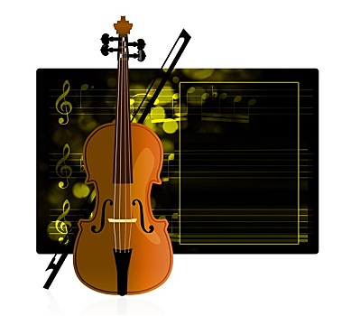小提琴,音符,乐弓