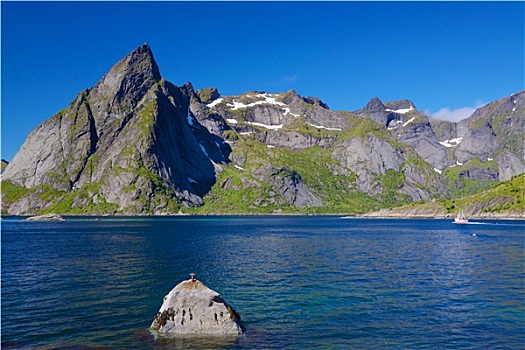 景色,峡湾,挪威