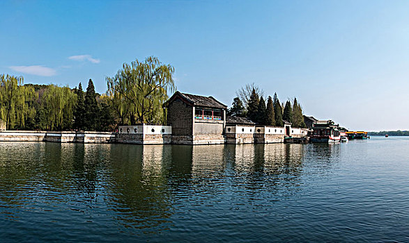 北京市颐和园建筑景观