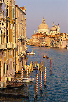 大运河,圣马利亚,行礼,威尼斯,意大利