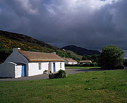传统,屋舍,头部,多纳格,爱尔兰