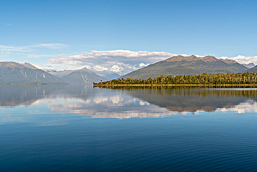 湖,峡湾国家公园,山,南部地区,区域,南岛,新西兰