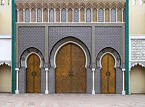 大门,皇宫,摩洛哥,非洲