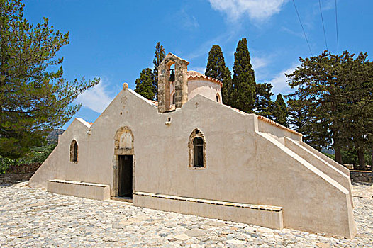 巴拿吉亚,教堂,靠近,阿基亚斯尼古拉斯,克里特岛,希腊,欧洲