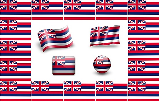 旗帜,夏威夷,美国,象征