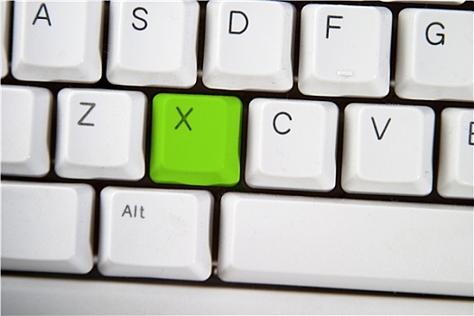 电脑键盘,字母x
