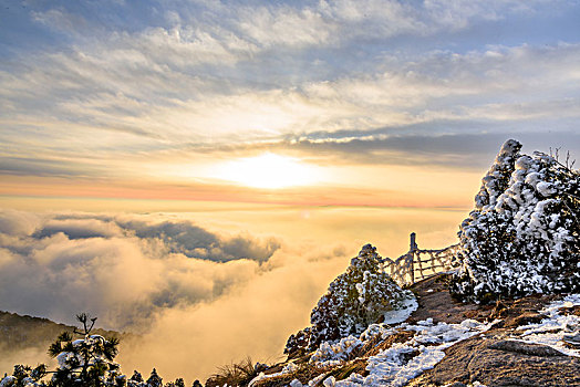 黄山云海风光