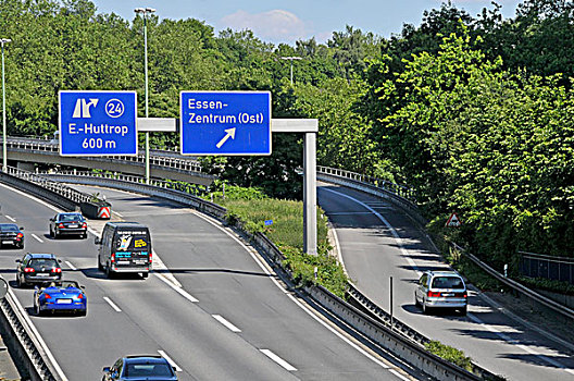 高速公路,公路,北莱茵威斯特伐利亚,德国,欧洲