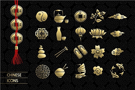 金色,中国文化,象征,传统