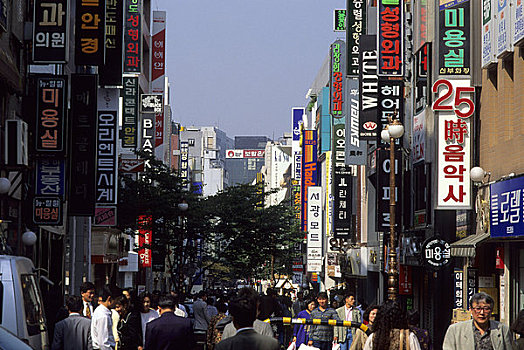 韩国,首尔,购物,区域