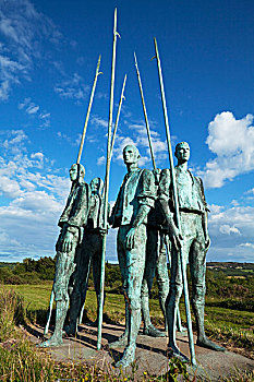 雕塑,纪念,起义,道路,韦克斯福德郡,爱尔兰