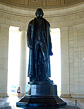 杰斐逊纪念堂·杰斐逊雕像