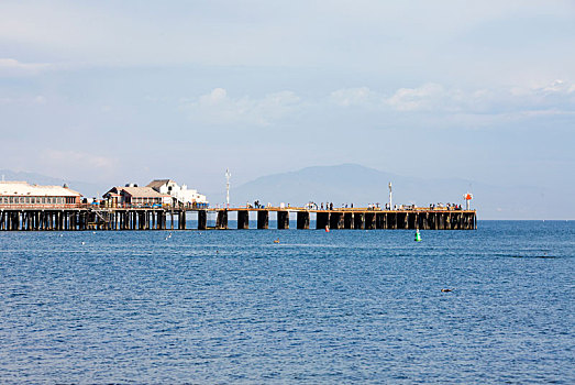 码头,圣芭芭拉,加利福尼亚