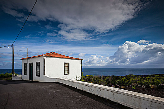 葡萄牙,亚速尔群岛,皮库岛,城镇,建筑