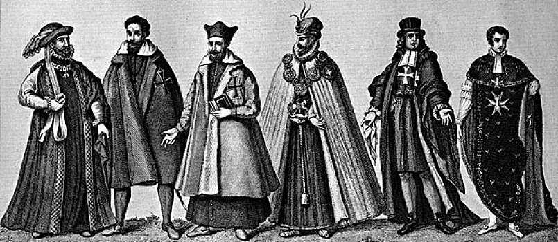 历史文化,左边,嗜好,金羊毛,牧师,德国,骑士,圣徒,历史,插画