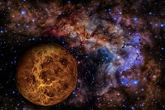 太阳系,维纳斯,图像,美国宇航局