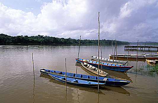 法属圭亚那,独木舟,亚马逊地区,河