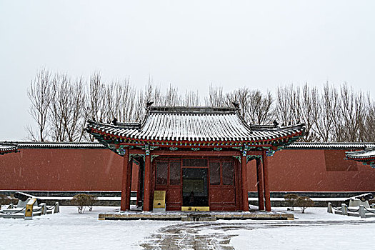 风雪,古建筑,中国,故宫