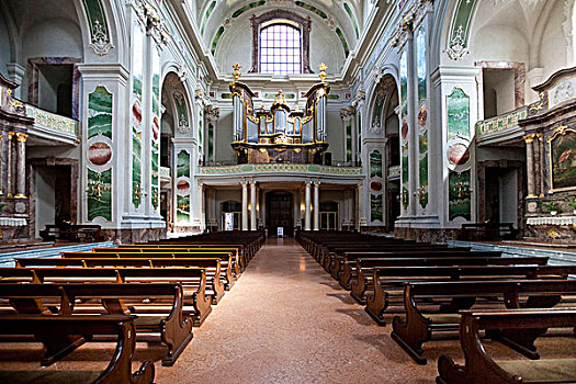 器官,耶稣会,教堂,曼海姆,莱茵兰普法尔茨州,德国,欧洲