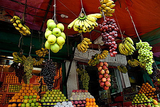 水果店,孟加拉,十月,2007年