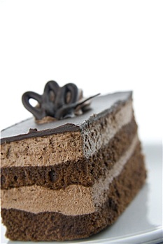 巧克力蛋糕,特写