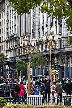 人,街上,五月广场,布宜诺斯艾利斯,阿根廷