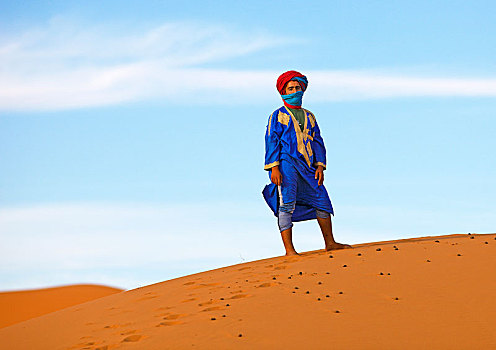 贝多因人,沙丘,却比沙丘,省,摩洛哥,非洲