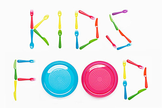 儿童,食物,书写,塑料制品,餐具,盘子
