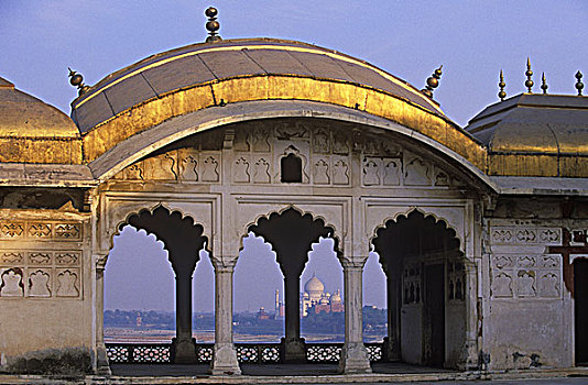 印度,北方邦,泰姬陵,建造,沙阿,框架,拱形