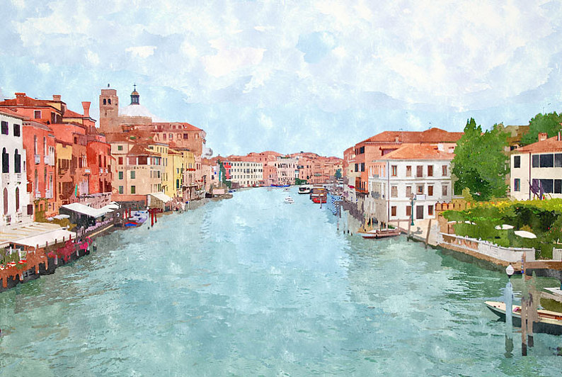 威尼斯小艇简笔画步骤图片