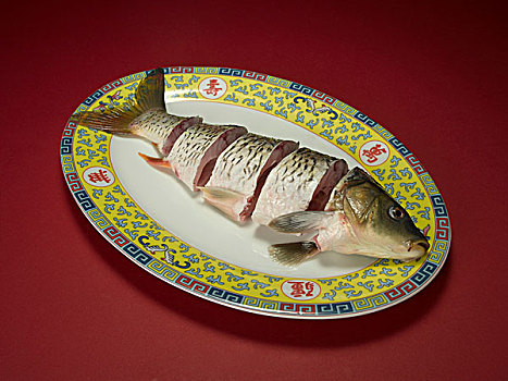鱼,中国,盘子