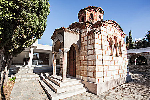 小,教堂建筑,塞萨洛尼基,希腊