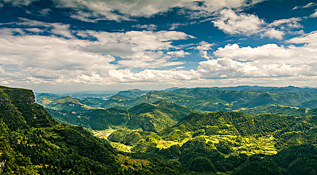 贵阳高坡苗乡秋景