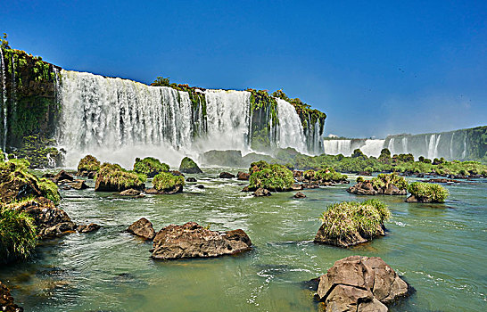 伊瓜苏,瀑布,巴西,南美