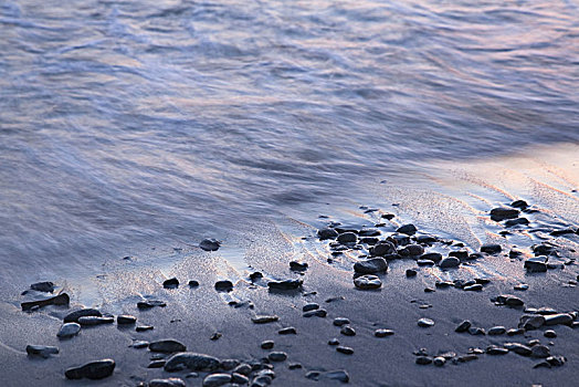石头,海滩,波罗的海,水疗,半岛,费施兰德-达斯-茨因斯特,波美拉尼亚,德国