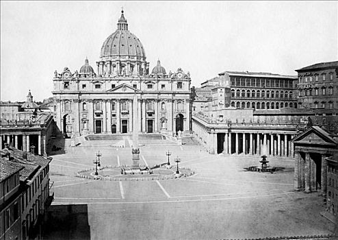 圣彼得广场,罗马,20世纪