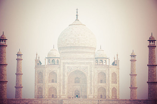 泰姬陵,著名,历史,纪念建筑,喜爱,白色,大理石,墓地,印度,阿格拉,北方邦