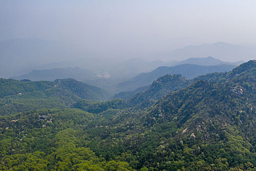 航拍蒙山国家森林公园