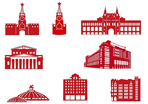 莫斯科,建筑,象征