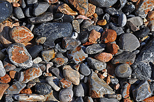 鹅卵石,海滩