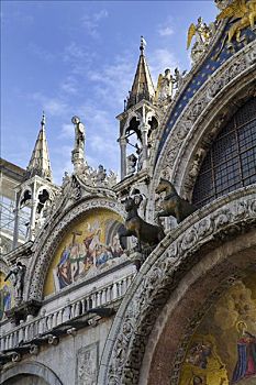 户外,大教堂,威尼斯,意大利