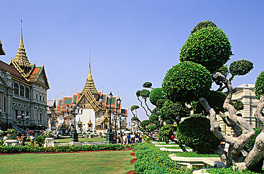 皇宫,大皇宫,玉佛寺,曼谷,泰国,亚洲